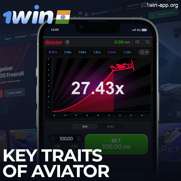 The most important features of the 1Win Aviator instant game
