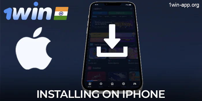 Installing 1Win app on iPhone