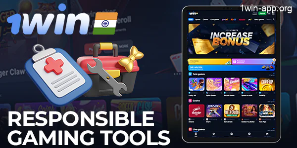 1Win tools for responsible gambling in India