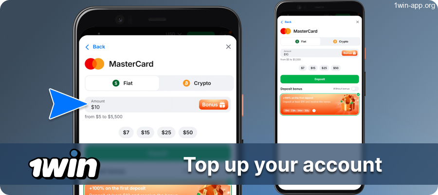 Top Up Your 1Win App Balance