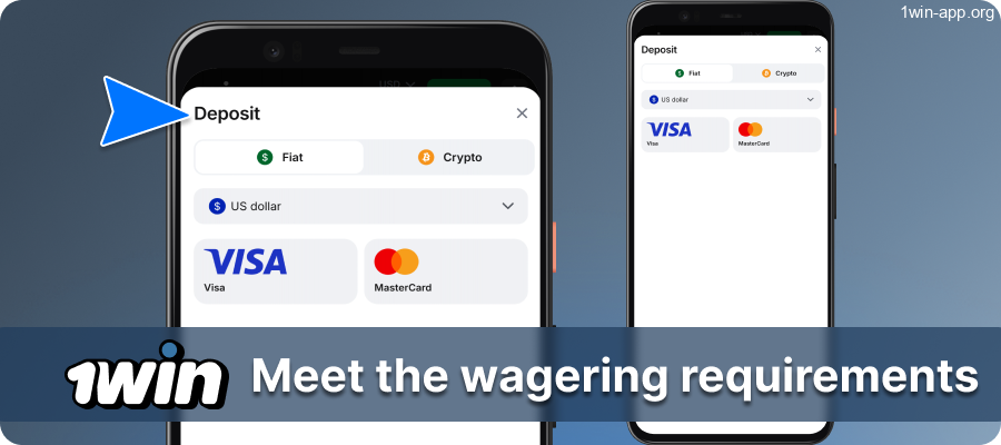 Meet the Bonus Wagering Requirements in the 1Win App